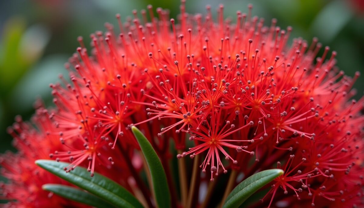 Pohutukawa, le majestueux arbre de Noël de Nouvelle-Zélande aux fleurs rouges éclatantes Pohutukawa, le majestueux arbre de Noël de Nouvelle-Zélande aux fleurs rouges éclatantes